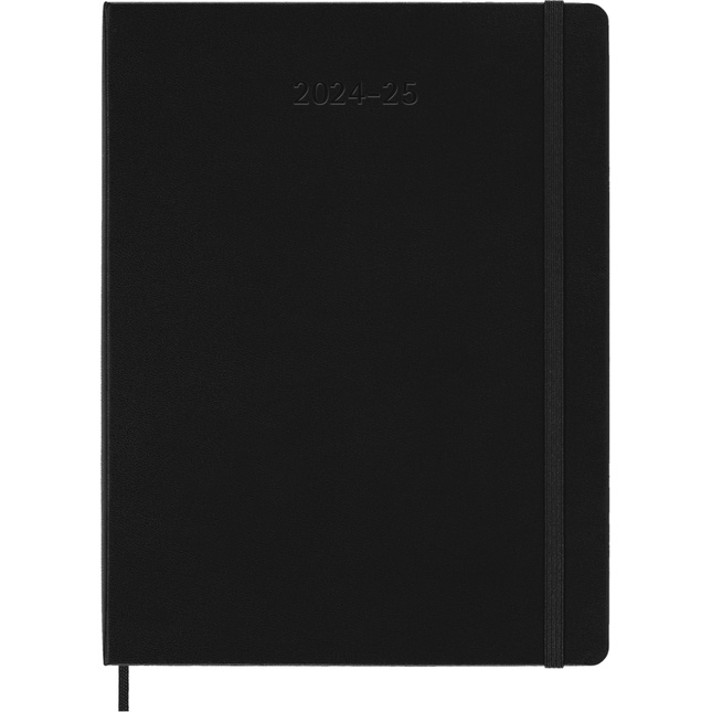 2024-25 MOLESKINE週記手帳/ 18M/ XL型/ 黑/ 硬殼 eslite誠品