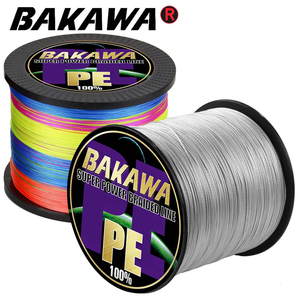 Bakawa 品牌 X8 斑點釣魚線複絲 PE 編織線 300M 500M 1000M 150M 100M 8 股釣魚編