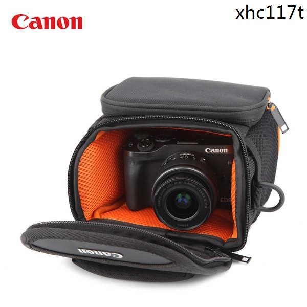 熱銷· canon佳能EOS-M5 M50 M100 M10M6單電微單防水單肩攝影收納相機包