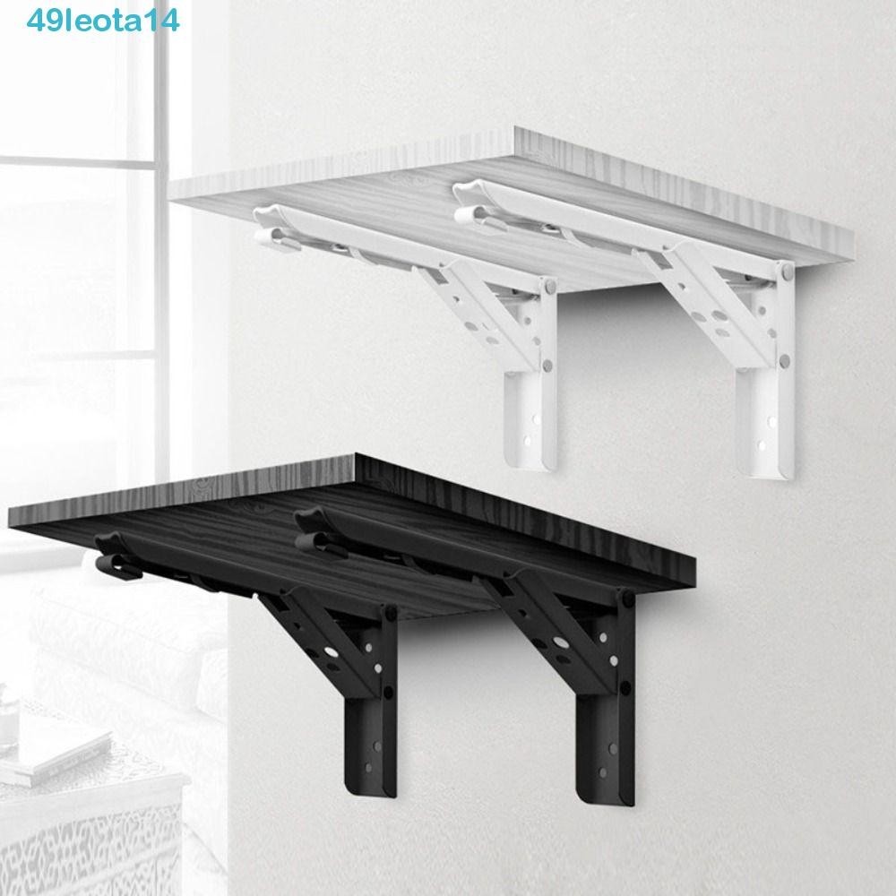 LEOTA折疊擱板支架不銹鋼書桌用於桌子工作節省空間壁掛式重型支持桌子擱架