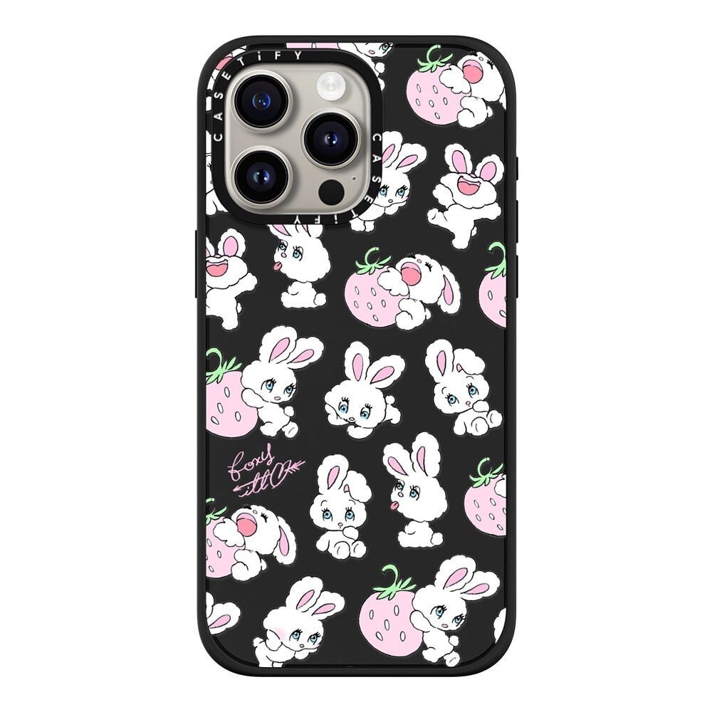 CASETiFY 保護殼 iPhone 15Pro/15 Pro Max 草莓兔兔 Strawberry Mix