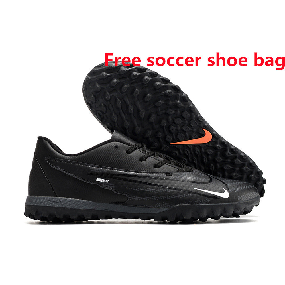 耐吉 【現貨】Nike Mirage GX 超細纖維草釘黑色專業足球鞋 39-45。