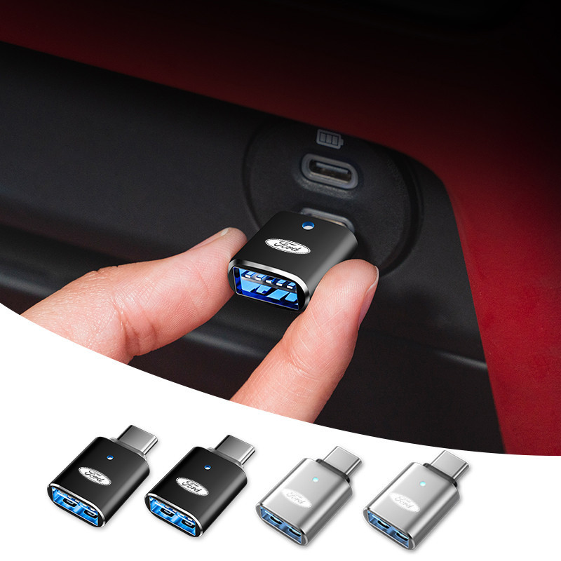 FORD福特 Type-C 轉 USB 3.0轉接頭 手機充電數據數據 汽車充電轉接 Focus MK4.5 Wagon
