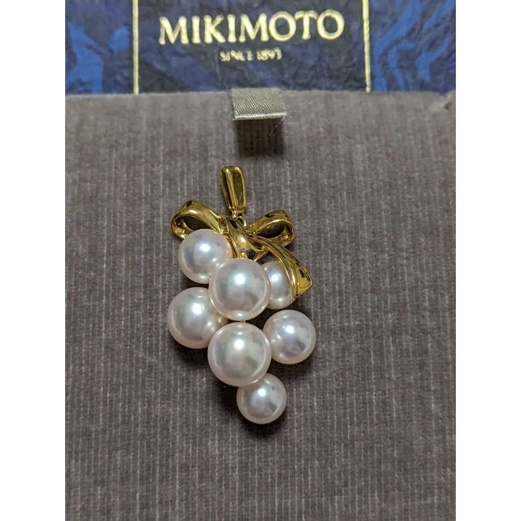 近全新 Mikimoto 項鍊 珍珠 18k金 日本直送 二手