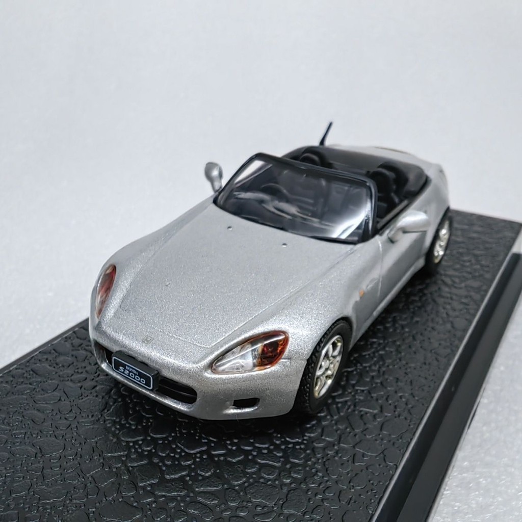 1/43 本田S2000合金汽車模型 有疹 輪轂鍍鉻氧化絕版模型 收藏