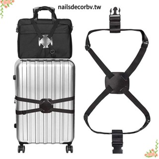 NAILSDECOR行李扣帶新的行李箱皮帶捆綁帶旅行箱配件