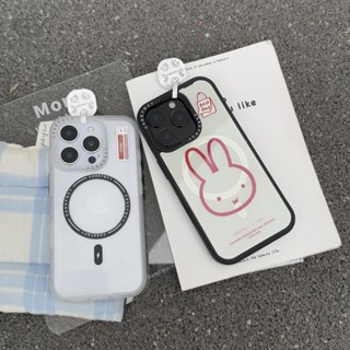 可愛米菲兔子可替換磁吸背板 適用iPhone 16 15 14 13 Pro Max i15 i16 16pro 手機殼