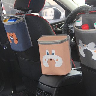 牛津布車用椅背收納盒汽車保溫置物袋車用鋁箔保溫袋卡通車用冰包