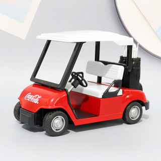 ♥玩具收藏模型上新♥可口可樂旅遊觀光車遊覽車合金車模模型 1:20 帶回力