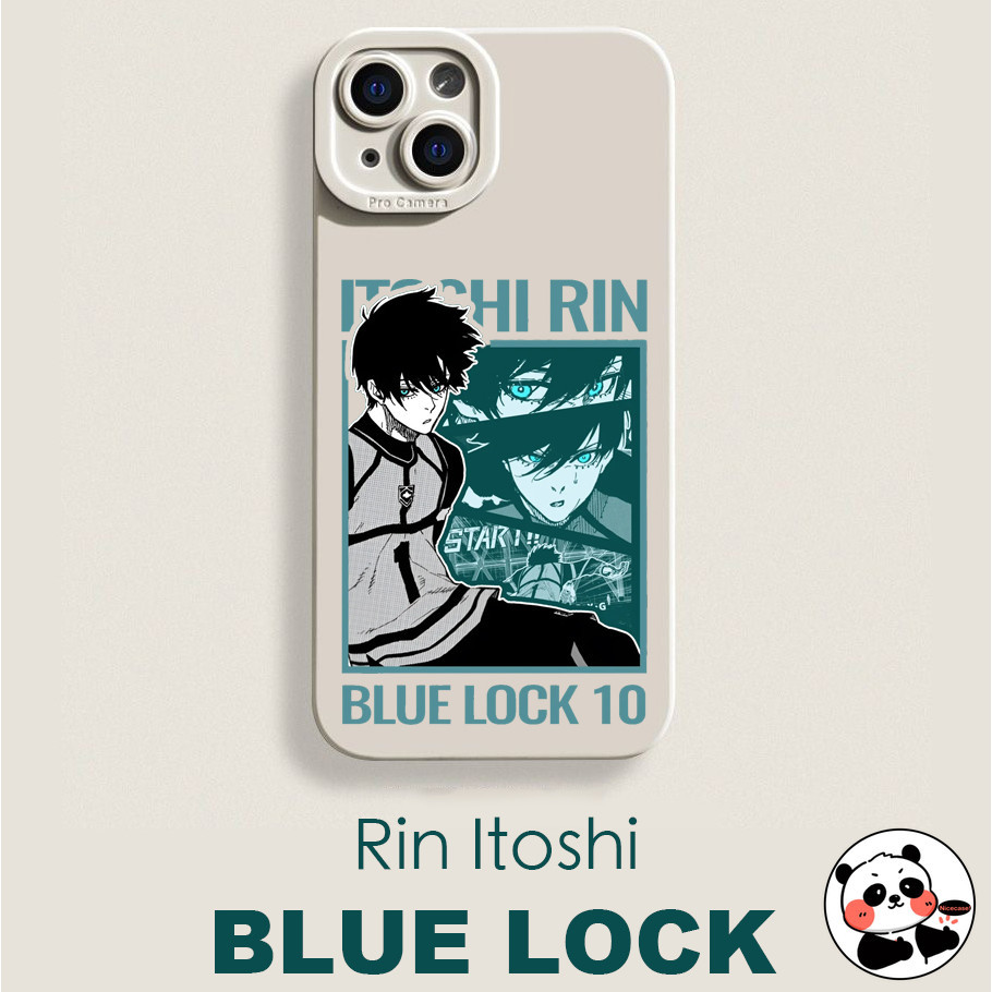 Redmi K30 K20 Pro Note 8T 5G 4G 保護套藍色鎖殼可愛動漫 Isagi Yoichi Mik