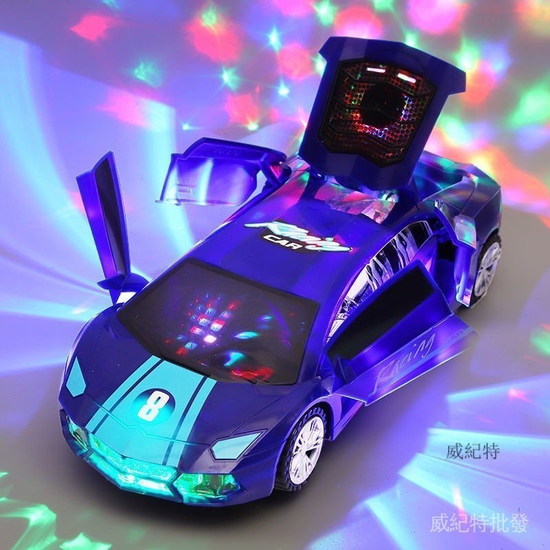 旋轉玩具車 旋轉警車 萬向車 變形電動車 跳舞車 變形旋轉萬向警車 萬向發光電動小汽車 聲光360度變形電動