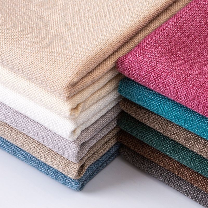 ♚防塵布♚現貨 布料清倉大塊特價處理棉麻老粗布麻布亞麻桌布沙發抱枕材質純素色