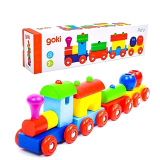 火车 电车 木制 知育玩具 玩具 2岁 磁铁 Gollnest&Kiesel 戈尔涅斯特和基泽尔 磁铁火车 秘鲁 （G5