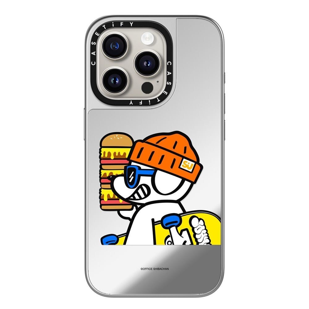 CASETiFY 保護殼 iPhone 15Pro/15 Pro Max 滑板小狗與大漢堡 What's UP JOHN! (Mega burger)