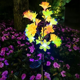 繡球花戶外花園燈戶外庭院花園裝飾太陽能燈
