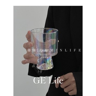 【現貨速發】小紅書好物 玻璃水杯 質感杯 法式玻璃杯 浮雕酒杯 咖啡杯 酒杯藝術 玻璃造型杯 雕花杯
