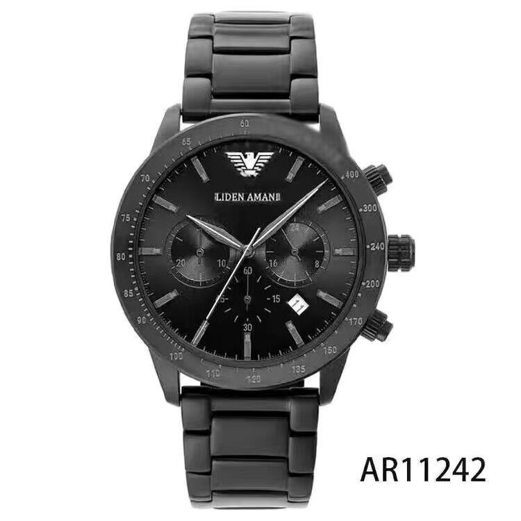 手錶綠水鬼商務大表盤夜光黑武士男士腕錶宋威龍同款AR11242