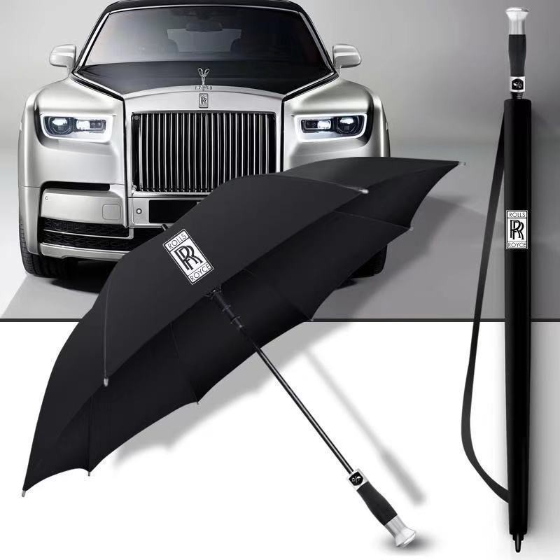 車用全自動禮品傘 勞斯萊斯 寶馬 賓士 大眾 本田 現代 自動一鍵按鈕大傘 商務高檔雨傘