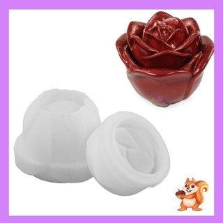 Siy首飾盒模具玫瑰花形矽膠收納盒模具樹脂鑄造