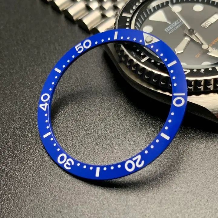 近全新 SEIKO 精工 錶圈 7S26-0020 SKX007 藍色 日本直送 二手