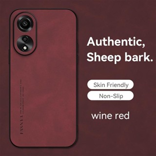 適用於 OPPO A60 A 60 CPH2631 手機殼軟矽膠邊硬後蓋適用於 OPPO A60 PU 皮革手機殼