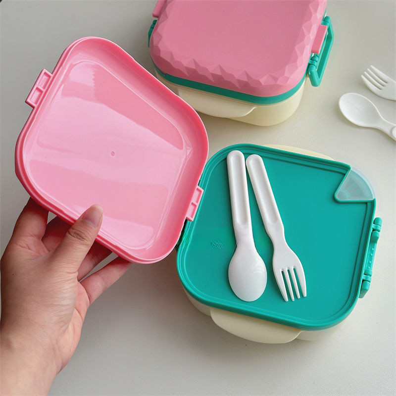 【白菜價】ins風便當盒食品級保鮮盒食物專用午餐盒密封收納兒童野餐外帶飯盒
