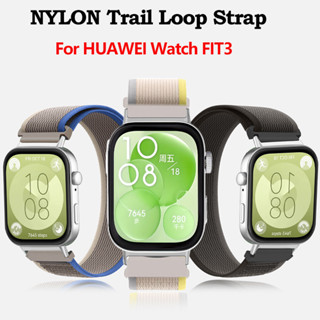 適用於華為 Watch Fit 3 Sport Correa 配件的 Trail Loop 尼龍錶帶