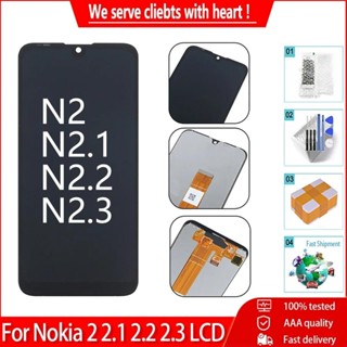 NOKIA 諾基亞 2 2.1 2.2 2.3 LCD 螢幕顯示器的原裝質量,帶測試的觸控屏數字化儀元件更換+工具-&-
