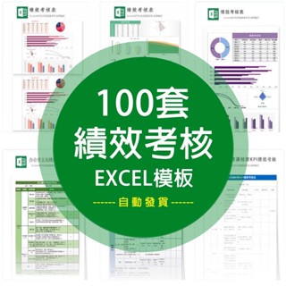 【Excel模板】 人力銷售財務各部門績效考核KPI月度統計管理系統excel表格模板 電子模板