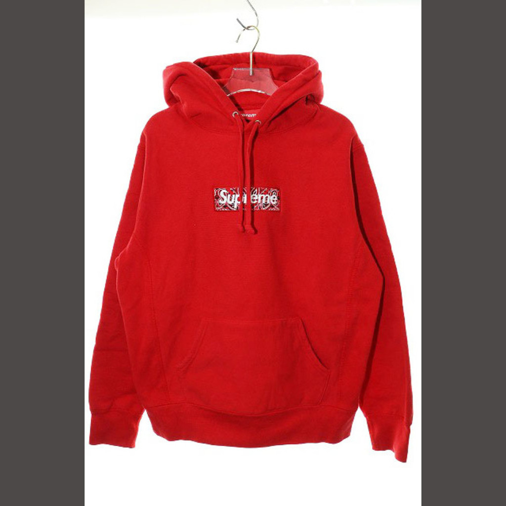 Supreme 帽T 框 紅色 日本直送 二手