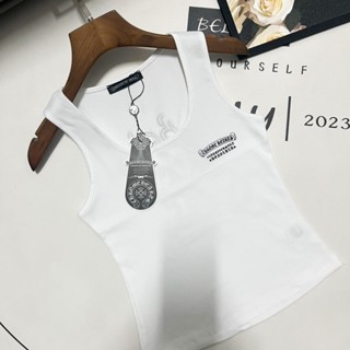 2025洋氣女內緊身夏季字母上衣背心顯瘦無袖打底外穿爆款
