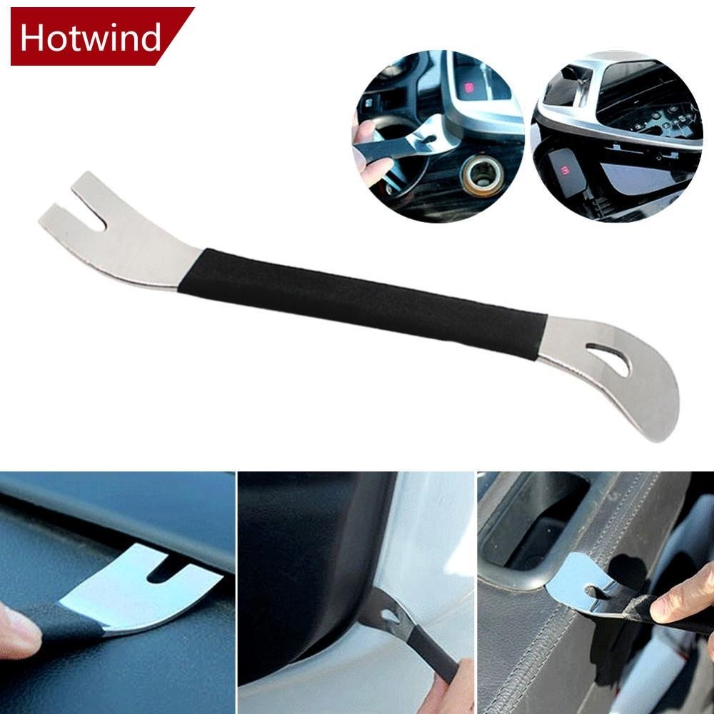 Hotwind汽車音響車門後視鏡不銹鋼雙頭防滑板儀表板內夾驅動器拆裝工具汽車維修工具e7x6