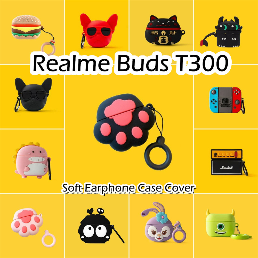 [imamura] 適用於 Realme Buds T300 保護套超酷卡通系列軟矽膠耳機套保護套 NO.2