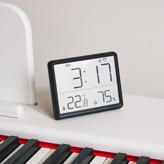 溫度電子鐘 纖薄電子時鐘 可站立壁掛 多功能 液晶螢幕 LCD小鬧鐘 簡約數字鐘 可掛壁 吸附冰箱
