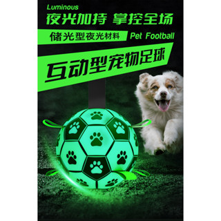 第二代寵物夜光球狗狗玩具足球發光訓練互動玩具球寵物用品