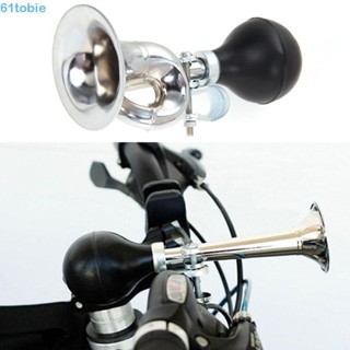 Tobie 自行車喇叭任何車把適合古典響鈴自行車警報器支架非電子小號擠壓橡膠鼓自行車鈴