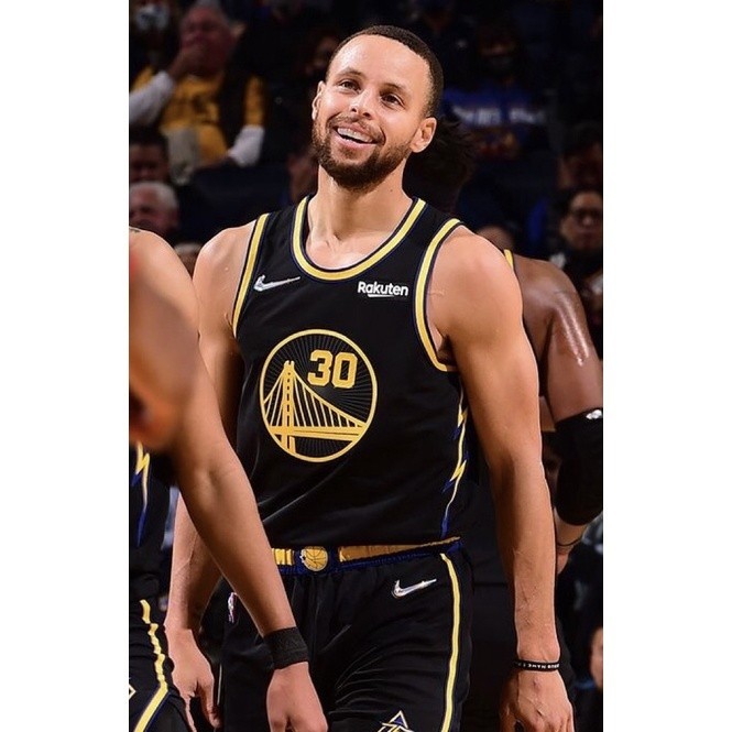 熱賣球衣 2022 NBA球衣金州勇士隊30#CURRY黑鑽logo籃球球衣