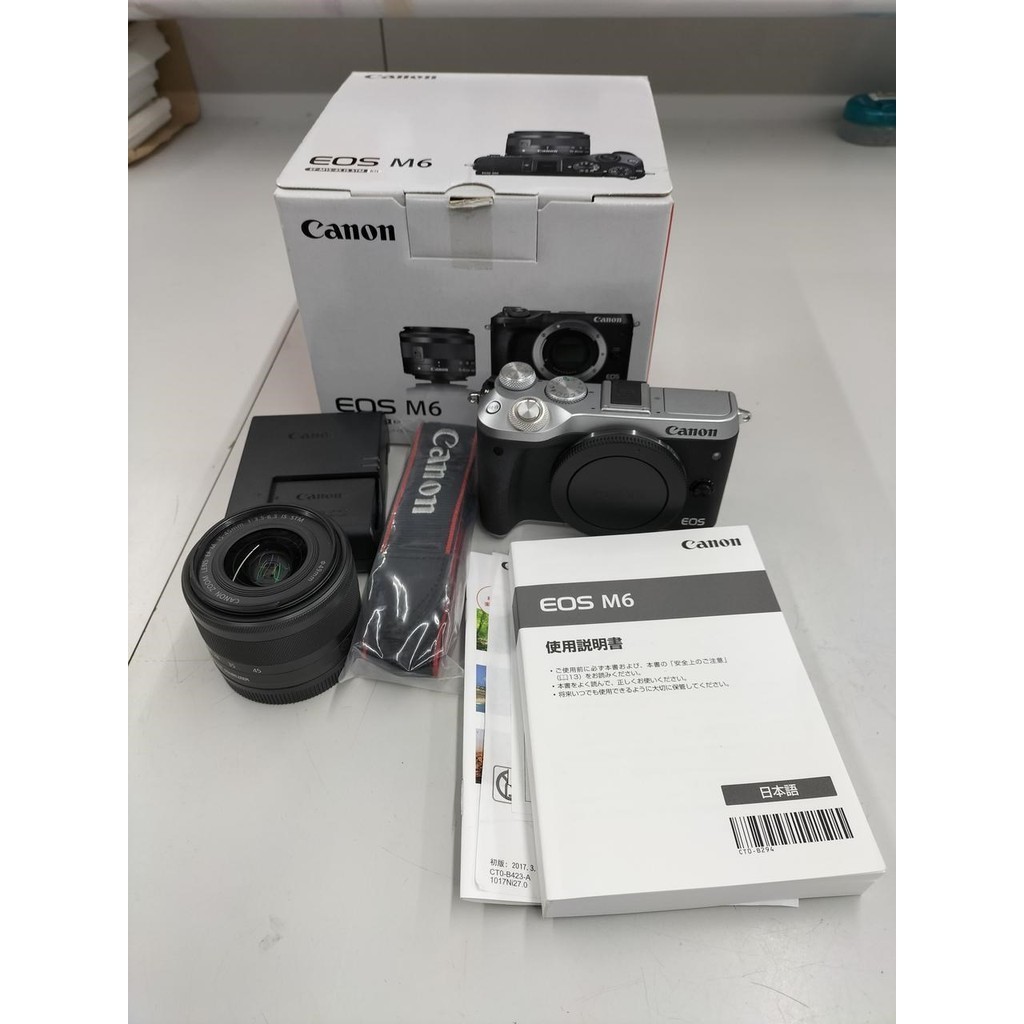 [二手] CANON EOS M6 Lens Kit 無反光鏡數位相機操作確認