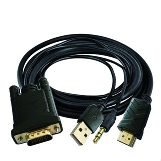 I-WIZ 彰唯 HDMI/VGA+3.5音源 轉換線 3M-