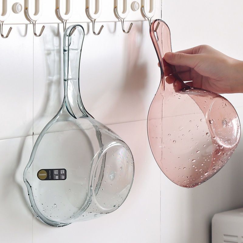 【新品推薦】水瓢家用廚房塑膠水勺瓢子水舀子舀水勺舀水瓢長柄打水勺加厚洗澡