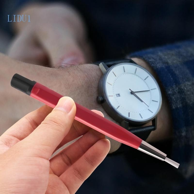 Lidu11 刮刷筆套裝黃銅鋼玻璃纖維筆尖除鏽清潔筆手錶電子清潔工具 Watchma