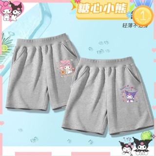 女大童短褲夏季新款女童美樂蒂庫洛米短褲兒童褲子外穿寬鬆休閒五分褲薄款潮