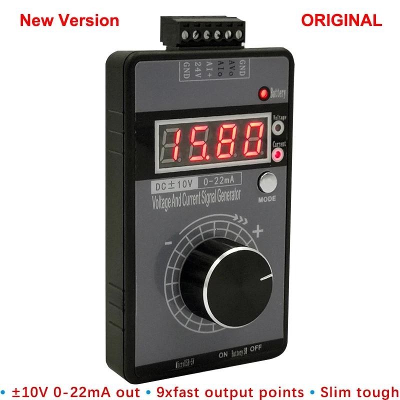 升級精密0-5v 0-10V 4-20mA信號發生器可調電壓電流信號-10V -10V 0-22mA源模擬器LB02G
