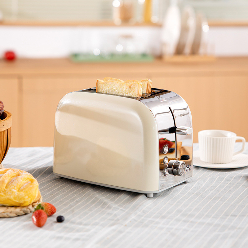 復古吐司機烤麵包機家用片加熱三明治早餐機小型全自動吐司多士爐