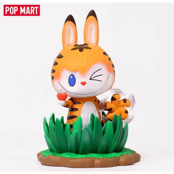 POPMART  泡泡瑪特 LABUBU老虎手辦擺件可愛玩具禮物