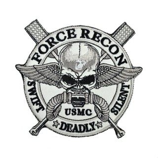 美國海軍陸戰隊刺繡魔術臂章USMC徽章戰術士氣軍事補丁大號布貼