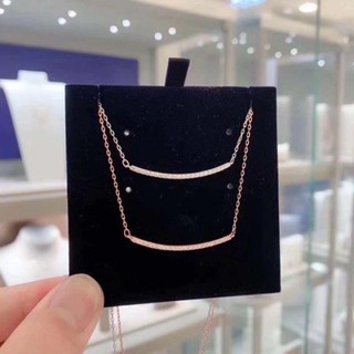 【現貨+包裝盒】Swarovski 施華洛世奇only系列項鍊 手鍊 微笑笑臉系列 玫瑰金女銀色手鐲 手環 百搭鎖骨鏈