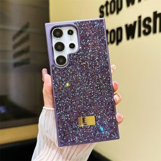 SAMSUNG 施華洛世奇手機殼三星 S23 S24 超奢華手機殼 Bling 水鑽鑽石水晶手機殼適用於三星 S23 S