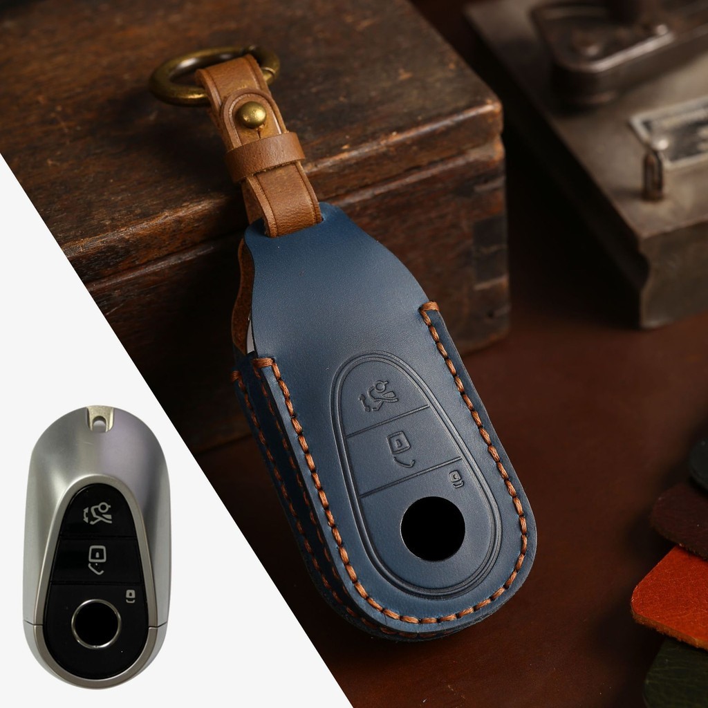 OKS適用於賓士Benz鑰匙套21款S450新款邁巴赫Maybach汽車鑰匙包套鑰匙扣