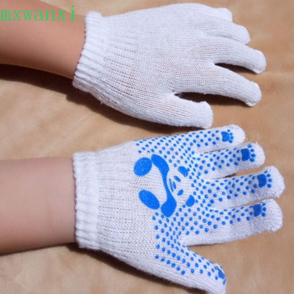 MXWANXI1對兒童兒童手套,連指手套手部保護器兒童工作手套,防滑透氣動物圖案兒童園藝手套